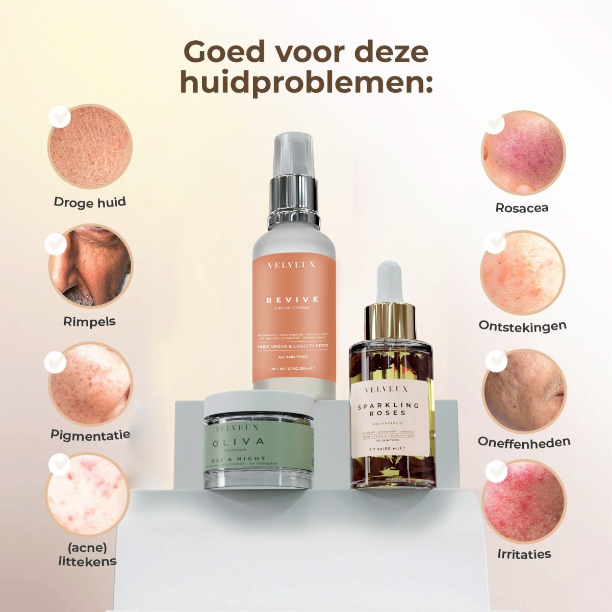 Anti pigment bundel - Velveux - 8720865759098 - Vegan en Natuurlijke skincare routine's