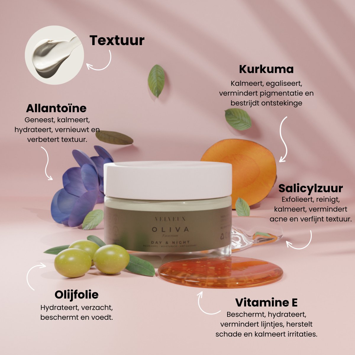 Daily DAY AND NIGHT routine - 8 - staps complete ochtend/dag en avond/nacht skincare routine - Velveux - 8720865759036 - Vegan en Natuurlijke skincare routine&#39;s