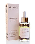 Velveux Geschenkset - Vanille Geurkaars set met rozenolie en haarband - Velveux - 8720865759593 - Vegan en Natuurlijke skincare routine's