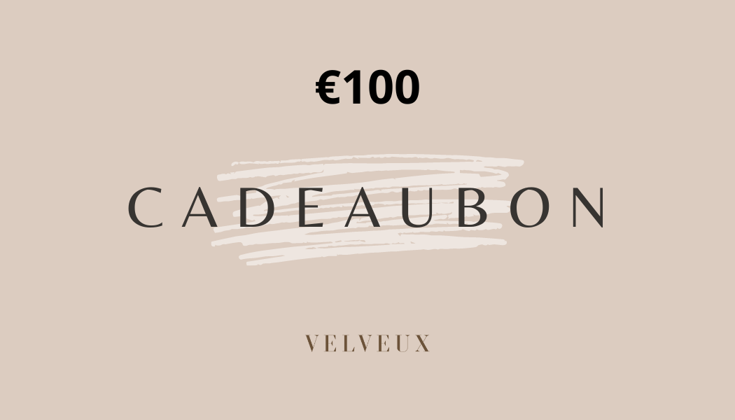 Velveux online Cadeaubon / Cadeaukaart - Velveux - Vegan en Natuurlijke skincare routine&#39;s