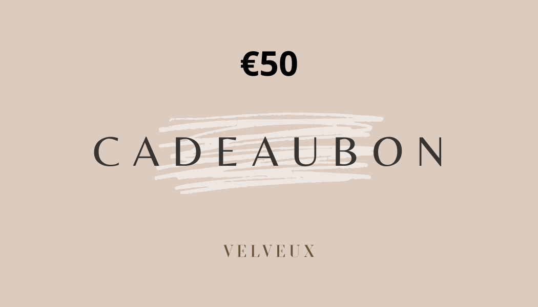 Velveux online Cadeaubon / Cadeaukaart - Velveux - Vegan en Natuurlijke skincare routine&#39;s
