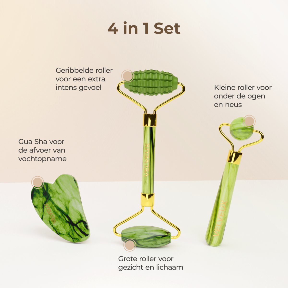 Velveux® Jade set - Velveux - 8720256752264 - Vegan en Natuurlijke skincare routine's